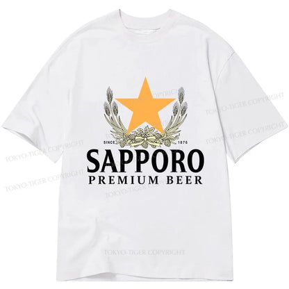 Tokyo-Tiger Sapporo Beer Logo Japanese Classic T-Shirt