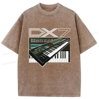 Tokyo-Tiger Yamaha DX7 Japan Washed T-Shirt