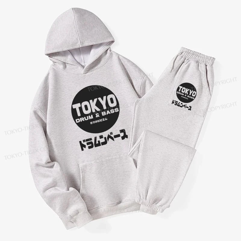 Tokyo-Tiger Tokyo DnB Japanese Fleece Lined Hoodie Set