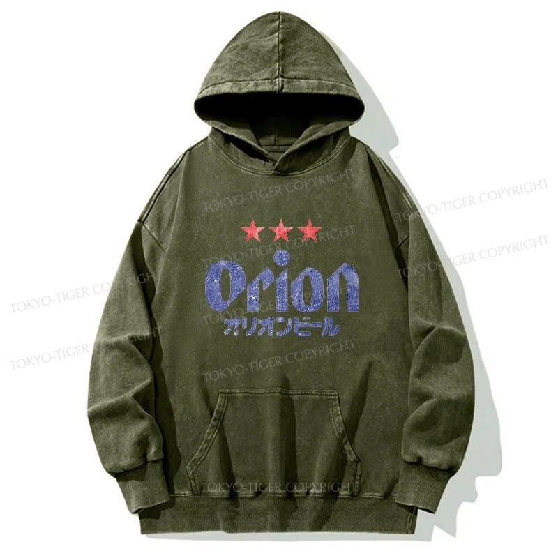 Tokyo-Tiger Orion Breweries Washed Hoodie