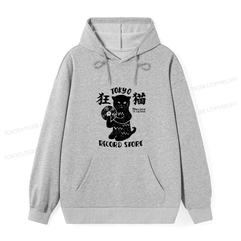 Tokyo-Tiger Tokyo Record Store Cat CD Classic Hoodie