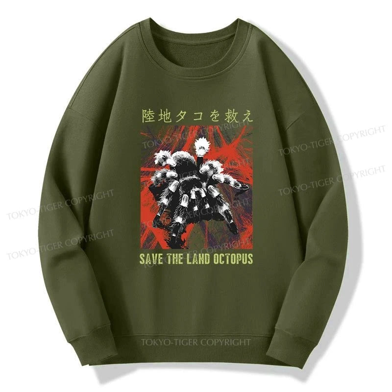 Tokyo-Tiger Real Scary Spiders Sweatshirt