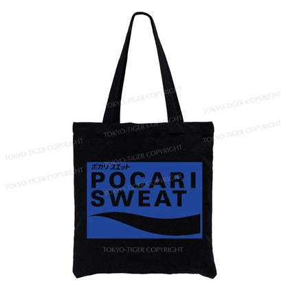 Tokyo-Tiger POCARI SWEAT Logo Tote Bag