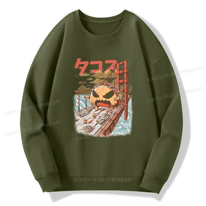 Tokyo-Tiger The Great Taco Kaiju Japanese Sweatshirt