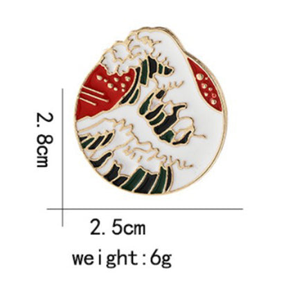 Tokyo-Tiger The Great Wave Pin