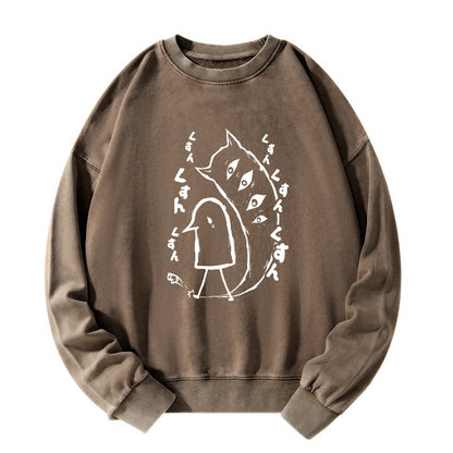 Tokyo-Tiger Goodnight Punpun Japanese Washed Sweatshirt