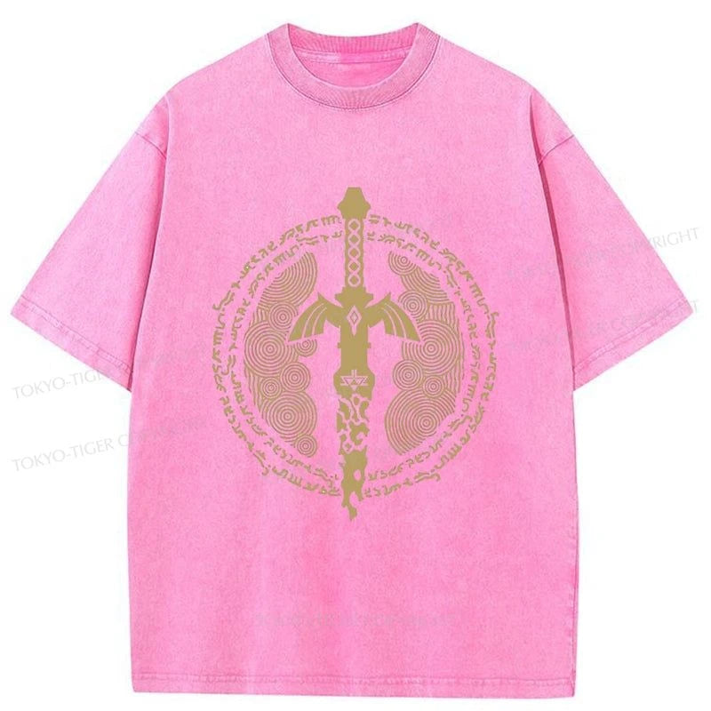 Tokyo-Tiger Magic Sword Japan Washed T-Shirt