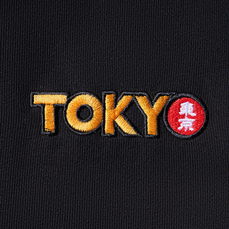 Tokyo-Tiger Logo Embroidery Varsity Jacket