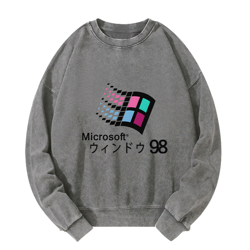 Tokyo-Tiger Microsoft Windows 98 Washed Sweatshirt