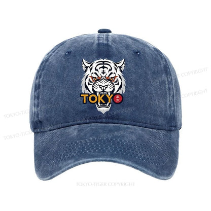 Tokyo-Tiger Logo Washed Cap