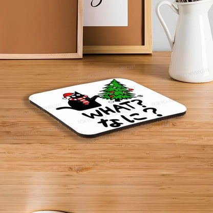 Tokyo-Tiger Naughty Cat Christmas Coaster