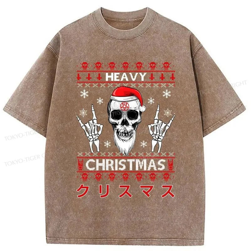 Tokyo-Tiger Heavy Christmas Japan Washed T-Shirt