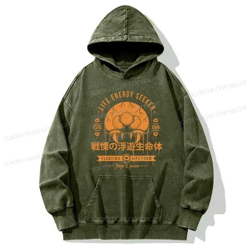 Tokyo-Tiger The Dangerous Larva Washed Hoodie