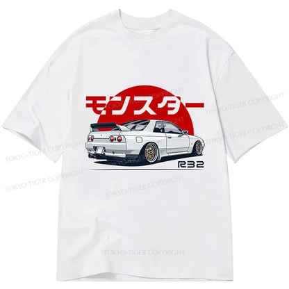 Tokyo-Tiger Monster. Skyline R32 GTR Classic T-Shirt