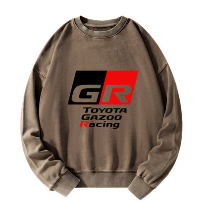 Tokyo-Tiger Toyota Gazoo Racing GR Logo Washed Sweatshirt