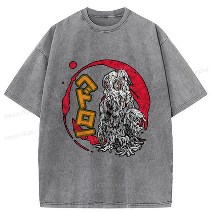 Tokyo-Tiger Smog Monster Japanese Washed T-Shirt