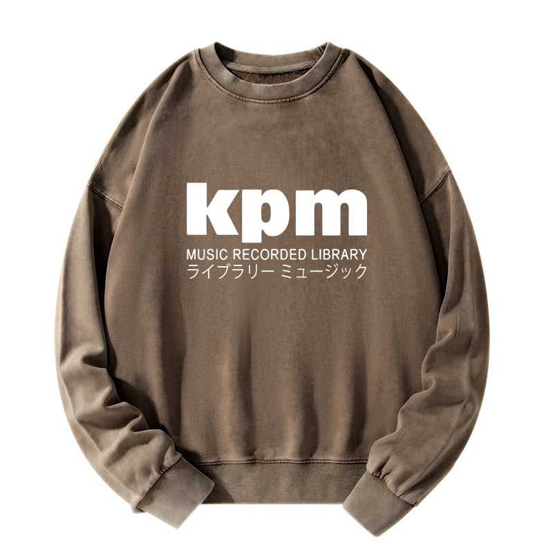 Tokyo-Tiger KPM Music Washed Sweatshirt