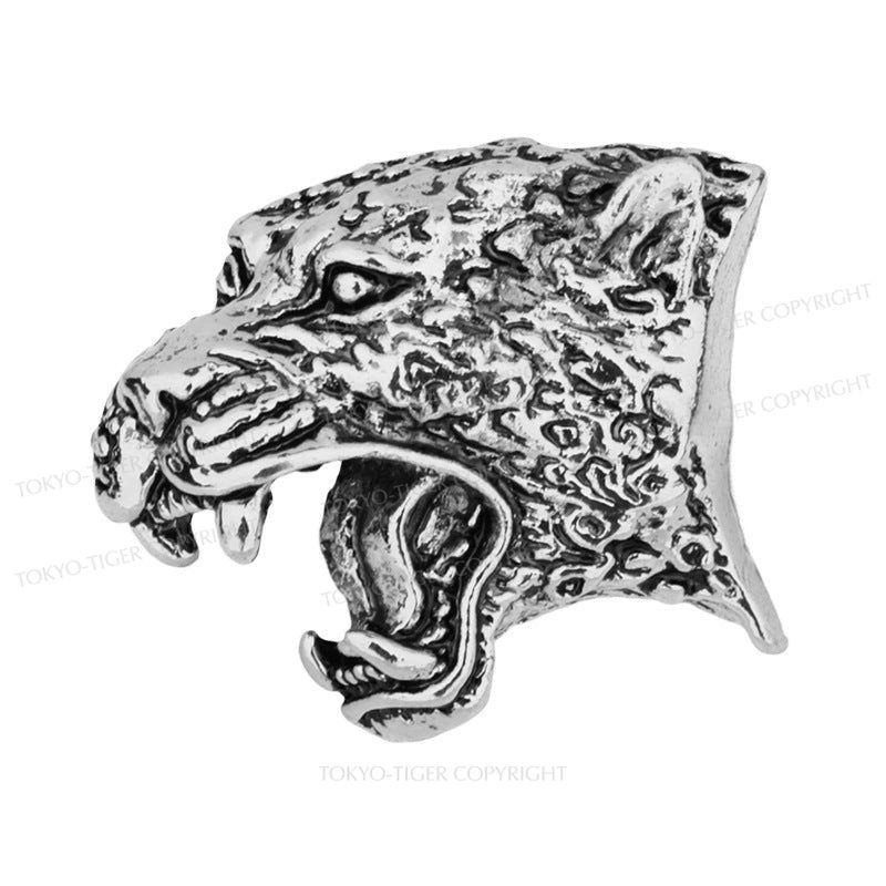 Tokyo-Tiger Vintage Leopard Head Pin