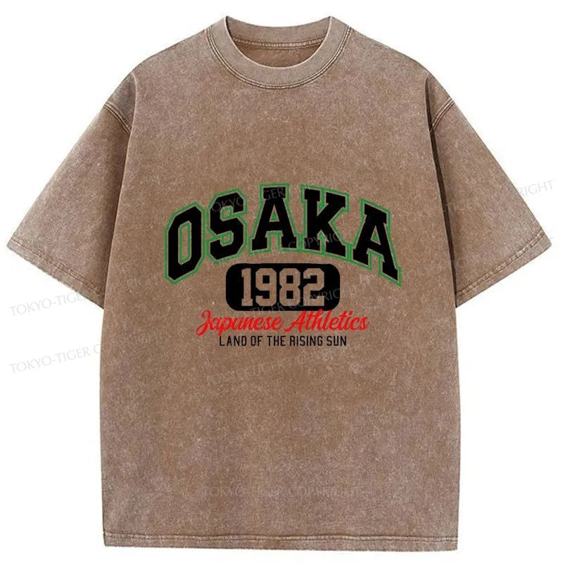 Tokyo-Tiger Osaka 1982 Japanese Washed T-Shirt