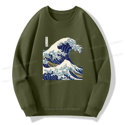 Tokyo-Tiger The Great Wave KanaGawa Sweatshirt