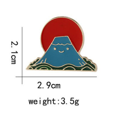 Tokyo-Tiger Japan Mount Fuji Pin