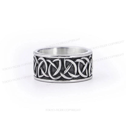 Tokyo-Tiger Viking Totem Celtic Pattern Ring