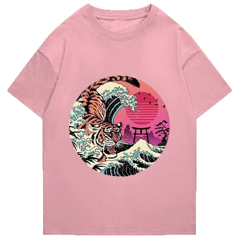 Tokyo-Tiger Tiger Wave Classic T-Shirt