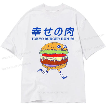 Tokyo-Tiger Tokyo Burger Run Japanese Classic T-Shirt