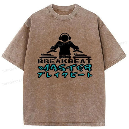 Tokyo-Tiger Breakbeat Master Washed T-Shirt