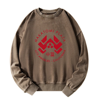 Tokyo-Tiger Nakatomi Plaza Washed Sweatshirt