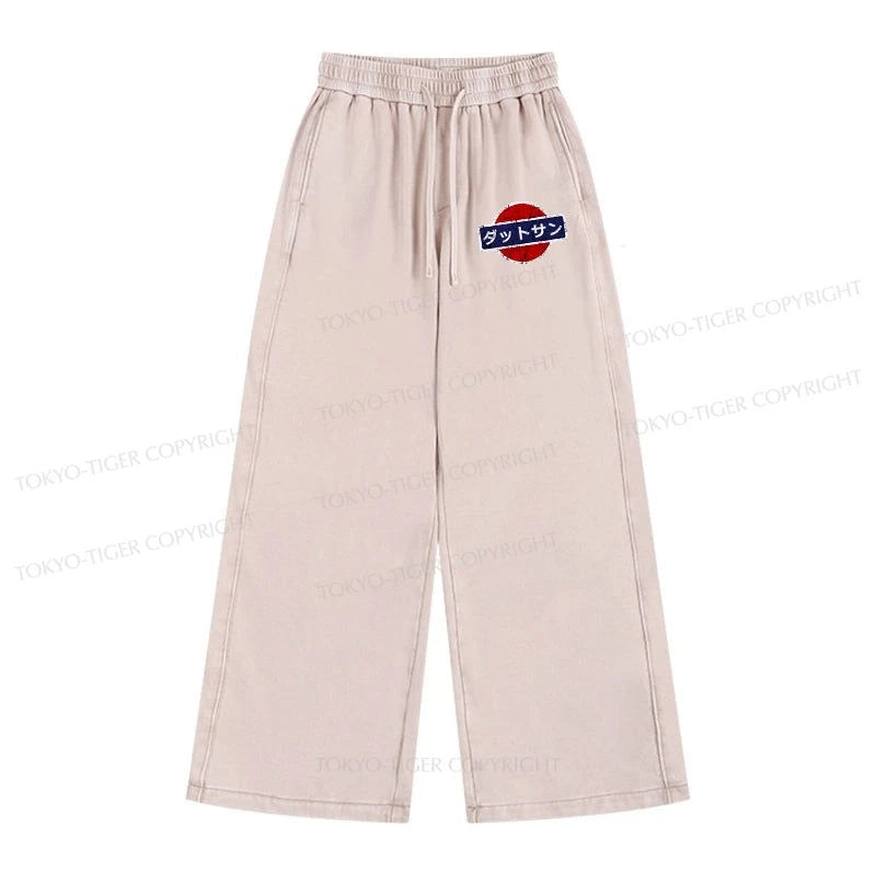 Tokyo-Tiger Datsun Vintage Japanese Car Washed Sweatpants