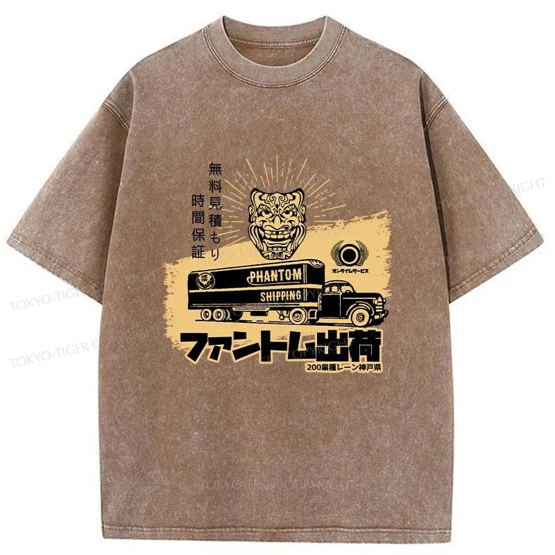 Tokyo-Tiger Japanese Shipping Company Washed T-Shirt