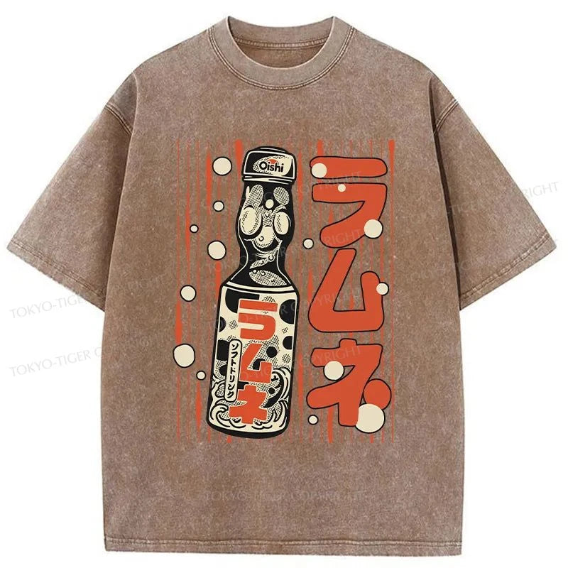 Tokyo-Tiger Lemon Squash Japanese Washed T-Shirt