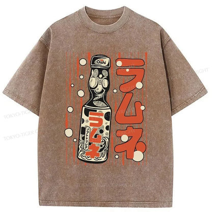 Tokyo-Tiger Lemon Squash Japanese Washed T-Shirt