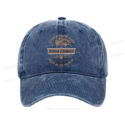 Tokyo-Tiger Kirin Ichiban Beer Japan Washed Cap