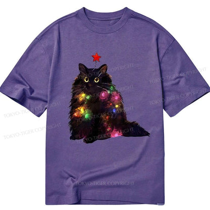 Tokyo-Tiger Christmas Lights Cat Classic T-Shirt