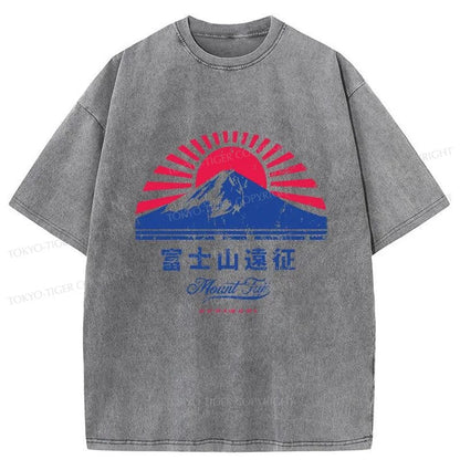 Tokyo-Tiger Mount Fuji Expedition Washed T-Shirt