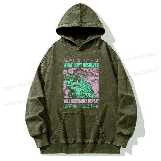 Tokyo-Tiger What Ist Resolved Forg Washed Hoodie