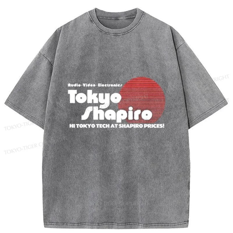 Tokyo-Tiger Tokyo Shapiro Japanese Washed T-Shirt