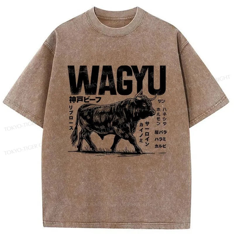 Tokyo-Tiger Kobe Wagyu Washed T-Shirt