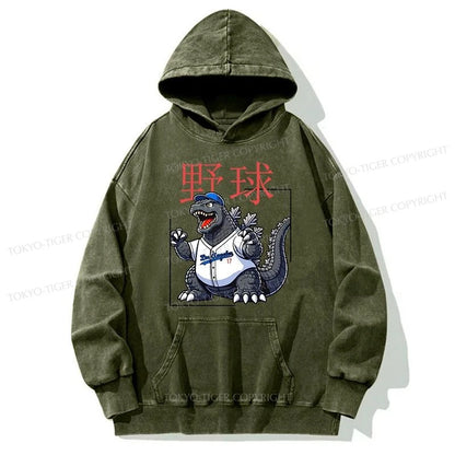 Tokyo-Tiger Baseball Is My Favorite Sport Washed Hoodie