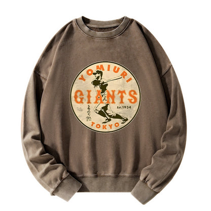 Tokyo-Tiger Yomiuri Giants Shigeru Nagashima Washed Sweatshirt