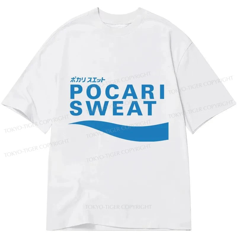 Tokyo-Tiger POCARI SWEAT Blue Classic T-Shirt