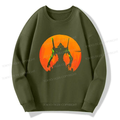 Tokyo-Tiger Robot Warrior Vintage Sweatshirt