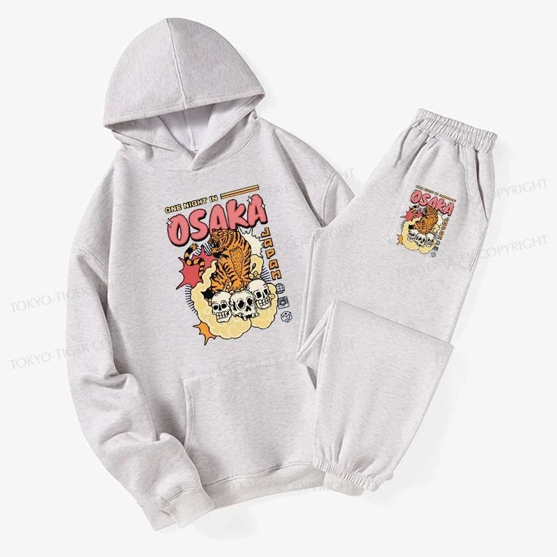 Tokyo-Tiger Osaka Tiger Fleece Lined Hoodie Set