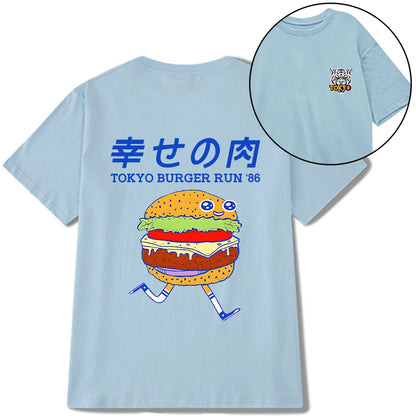 Tokyo-Tiger Tokyo Burger Run Japanese Front Back Classic T-Shirt