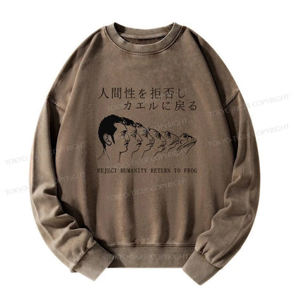 Tokyo-Tiger Return To Frog Washed Sweatshirt