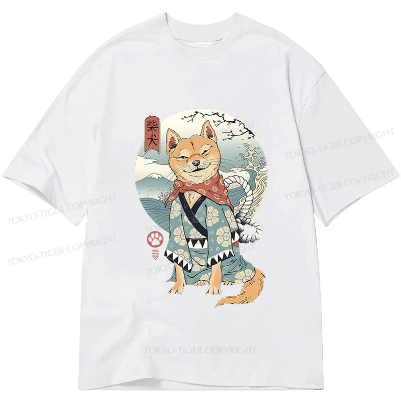 Tokyo-Tiger Samurai Shiba Dog Japanese Classic T-Shirt