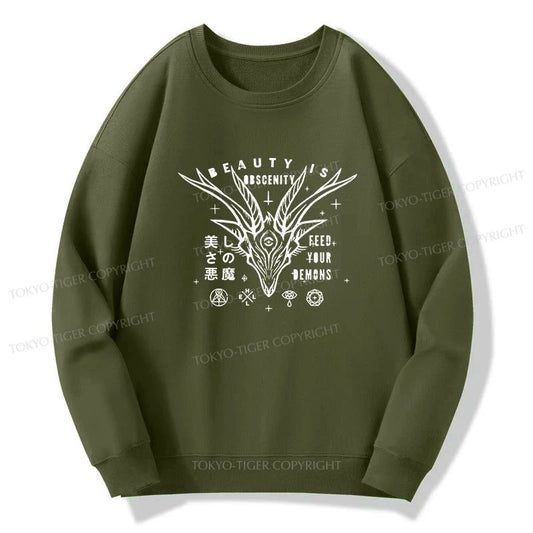 Tokyo-Tiger Beautiful Devil Japanese Sweatshirt