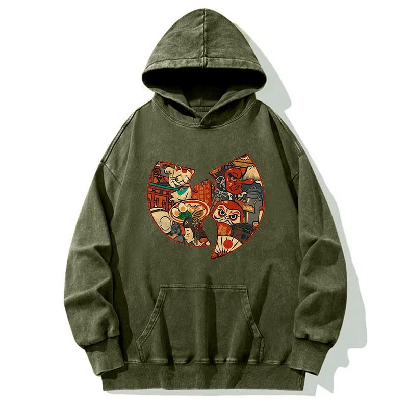 Tokyo-Tiger Wutang Clan Japanese Washed Hoodie